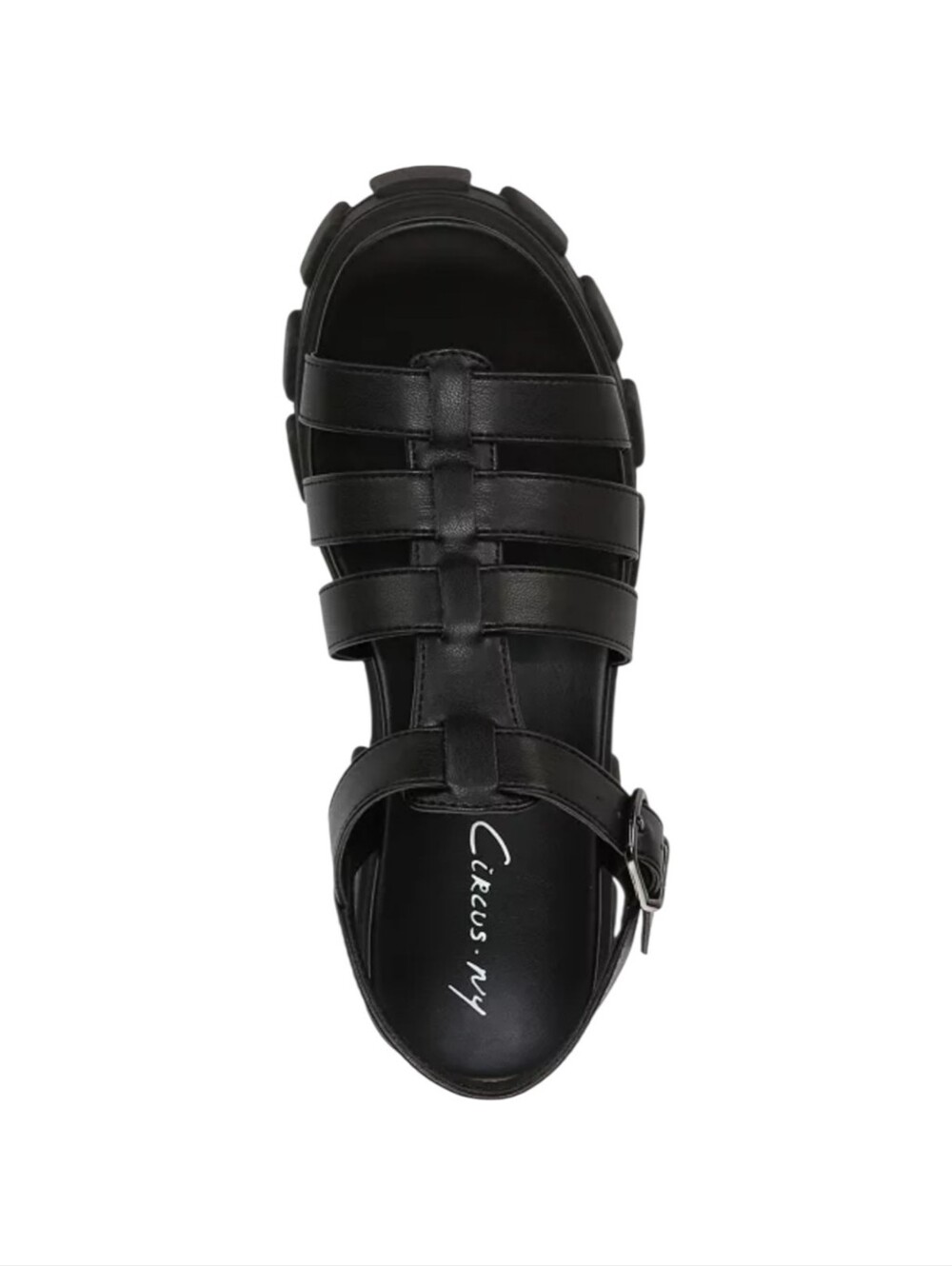 Sam Edelman Circus GILLA Black Lug Sole Fisherman Sandals Sz 8 New Without Box - Picture 13 of 13